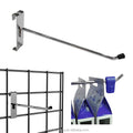 Iron Chrome Finish for Phone Mobile Grid Panel Slatwall Hook for Shop Display