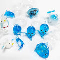 Best Quality Handmade Folk Art Miniature Figurine Small Floating Glass Lampwork Fish Europe Home Decoration