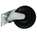 4 Inch Modern Industrial Caster Wheel Top Swivel Plate TPR for Outdoor School Bathroom Warehouse Workshop Applications Steel