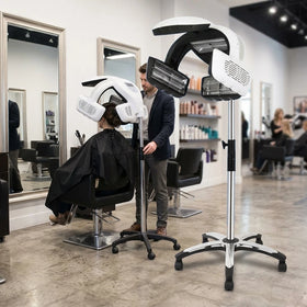 Hairdressing Accelerator Steaming Vertical Hair Drying Evaporator Hair Dyeing Care Heater Full-Automatic Digital Hair Baking