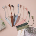 Colorful Premium PU Leather Tassel Bookmarks Multi-colored Handmade Page Markers Perfect Page Holder Gifts for Book Lovers MegaBDM