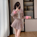 Fall Casual 2 Piece Set for Women Top And High Waist Patchwork Set Clothing Wholesale