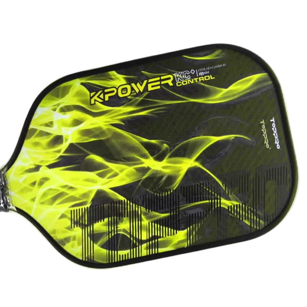 Fully customizable OEM ODM Performance Pro Edition Full Carbon Pickleball Paddle Premium PU Grip for Squash Balls