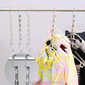 Multifunctional 6 Layers Metal Holder Clothes Hanger for Household