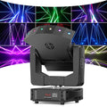 U`King 6-Eye RGB Infinite Rotation Full Color Laser Moving Light DMX512 Stage Effect Lighting for Stage Party Bar DJ Show Event MegaBDM