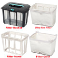 180 µm Filter Basket & 3 µm Ultra-fine Filter Replacement For Aiper Scuba S1 / Scuba S1 2025 Robotic Pool Cleaner,