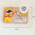 1/6 1/12Doll House Simulation Miniature Mini Fruit Dessert Ornament Model Decor Shooting Props Dessert Toys