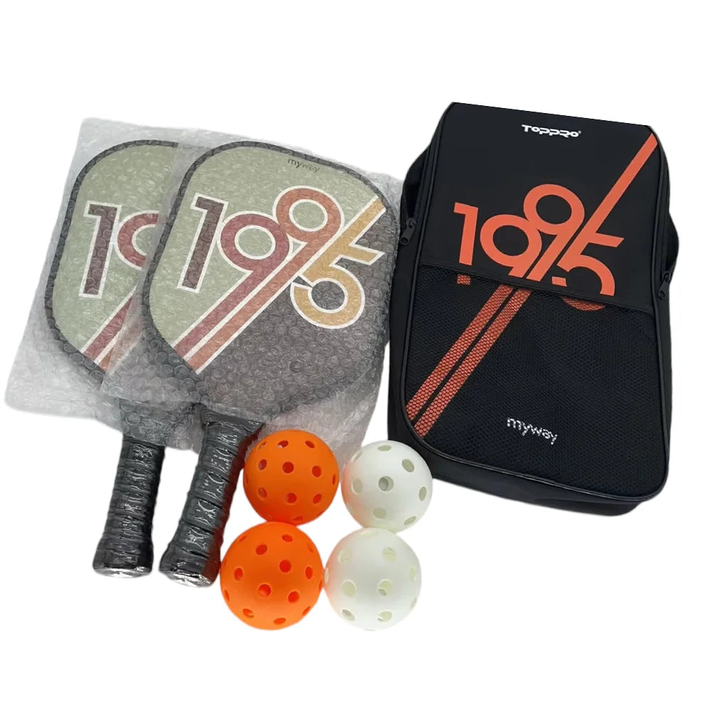 OEM Custom Carbon Pickleball Paddle with Thermoforming Sealing Edge Squash Balls Product