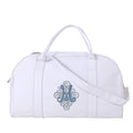 Wholesale Women Monogram Travel Bag Custom Logo Duffle Bag Large Cotton Canvas Weekend Bag MegaBDM