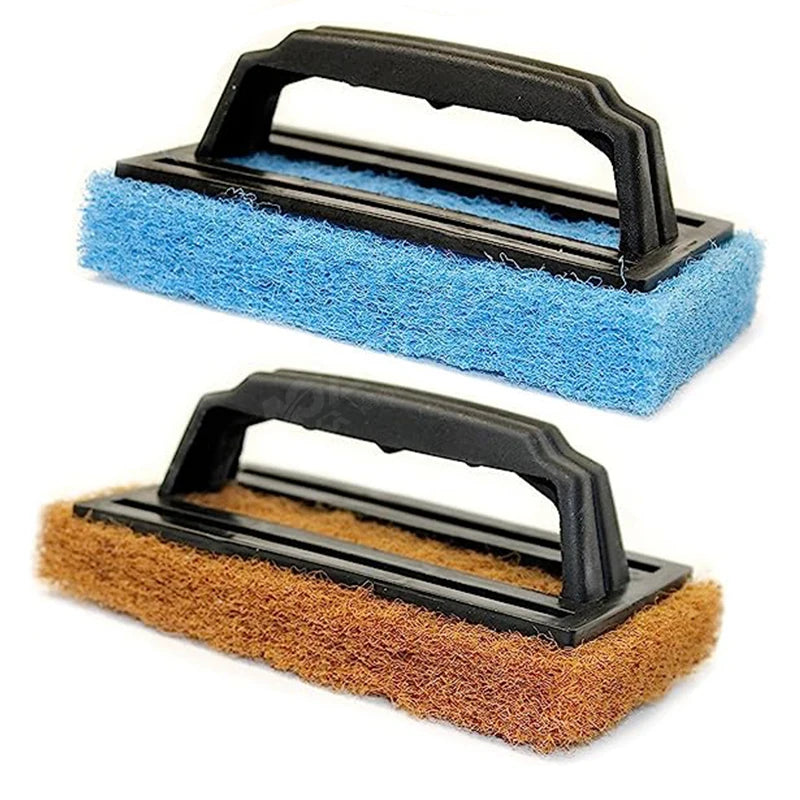Heavy Duty Nylon Griddle Cleaning Pad 4" X 5.25" Quick Clean Scouring Pads for Baked-on Food & Cooking Oils