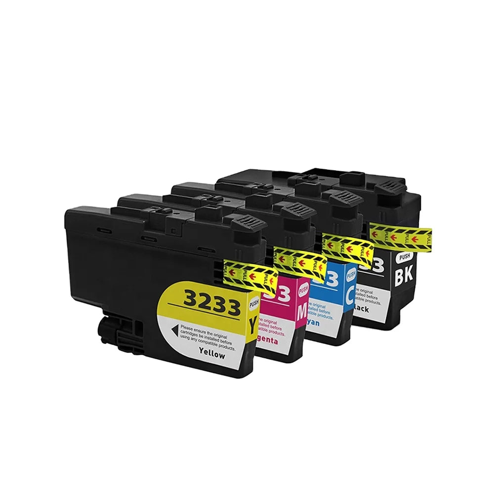 Tatrix LC3233 Premium Color Compatible Printer Inkjet Ink Cartridge for Brother DCP-J1100DW MFC-J1300DW