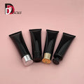 Wholesale Custom Logo Black Soft Tube 30ml 50ml 100ml Empty Cosmetic Packaging Hand Cream Cosmetic Facial Cleanser Tubes