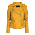 Wholesale Genuine Leather Motorcycle Jacket Sheepskin Leather Jacket Genuine Leather Jacket for Women