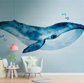 Photo Wallpaper Murals Fish Blue Non Woven Vinyl Premium Wall Mural Water Large Format for Hotel