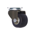 1.5 Inch TPR Caster Wheel with Top Swivel Plate Furniture Desk Table Rack for Kitchen Home Office Workshop Warehouse Living Room