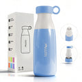 550ml Double Wall Stainless Steel Flask Kids Water Bottle BPA Free Vacuum Water Bottle with Handle Lid