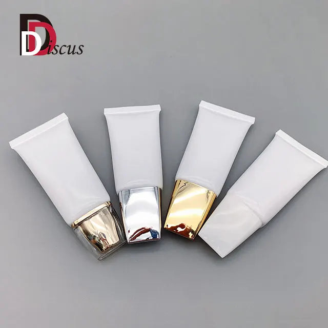 LOW MOQ Empty Portable Oval Hand Eye Packaging Bb Cream 30ml Tubes Skincare Squeeze Cosmetic Plastic Tube for Cosmetics with