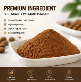 Pet Food Palatant & Cat Food Flavor Enhancer with Chicken Liver Flavor Powder Pet Treat for Muscle Gain