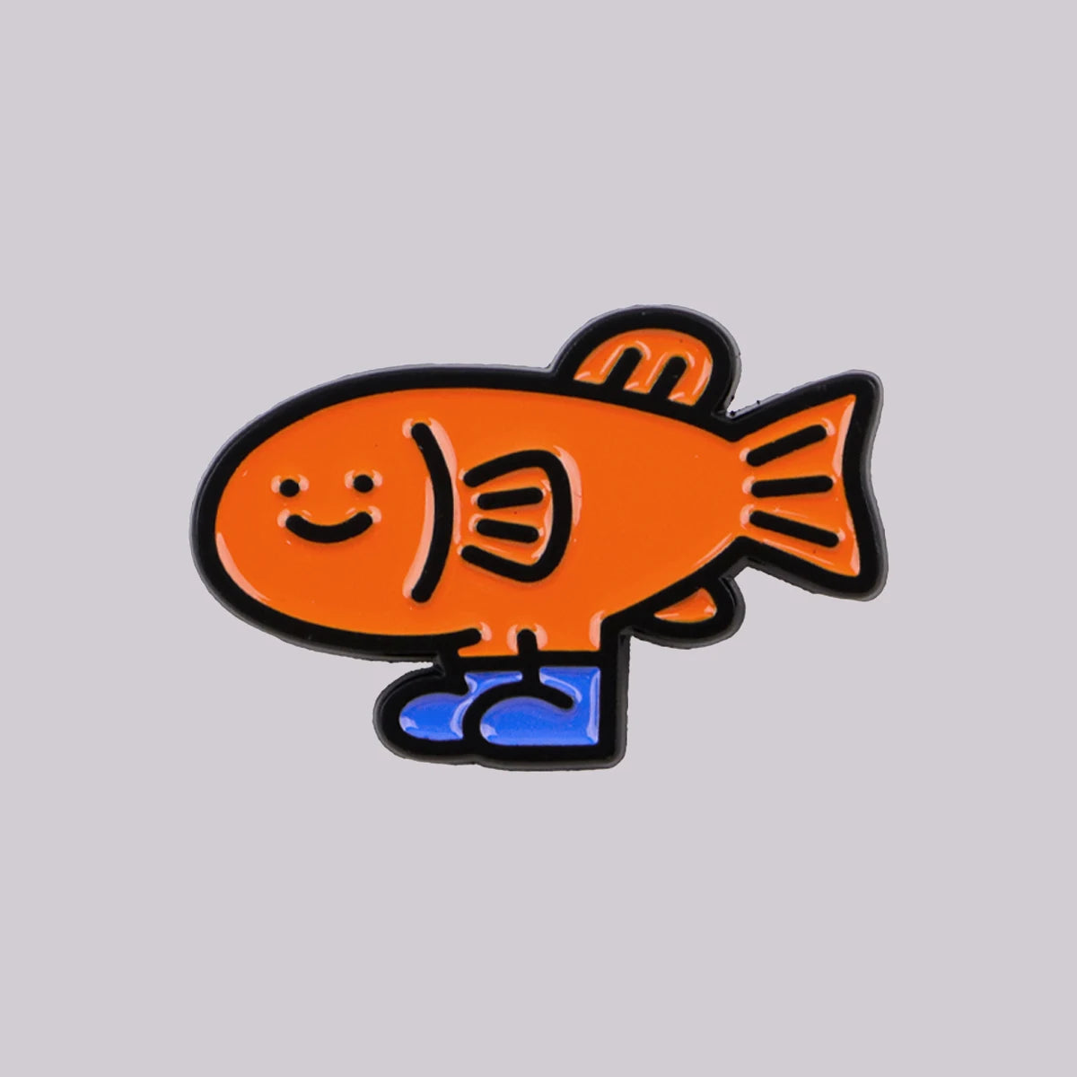 Cute Fish Enamel Pin Cartoon Brooch Lapel Pins Badge on Backpack Clothing Accessories Funny Jewelry Friends Gifts MegaBDM