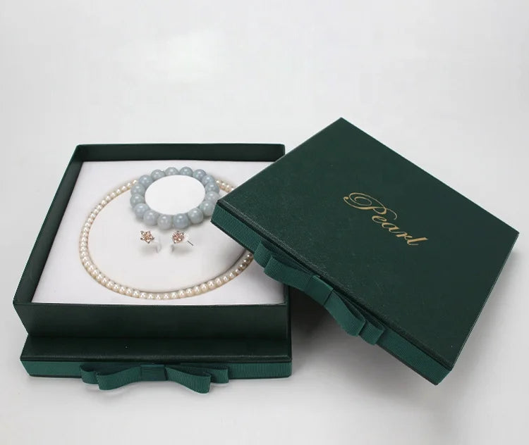 Luxury Custom Logo Printed Ring Jewellery Boxes Led Light Jewelry Box Customized Jewelry Packaging With Logo for Wedding