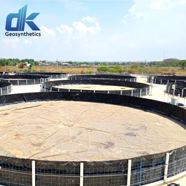 Plastic Fish Farm Pond Root Barrier Artificial Lake Liner Dam Anti-UV Hdpe Geomembrane Polythene Sheet Roll Water Storage tank
