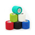2" X 5 Yards 5cm*4.5m Adhesive Bandage Wrap Mixed Colors Elastic Cohesive Bandage Wrap for Sports MegaBDM
