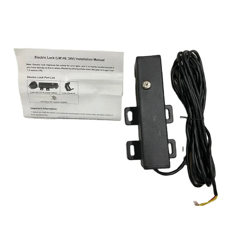 24VDC Electric Lock Drop Bolt for Automatic Swing Gate DOOR Opener Operator for Swing Gate Motor