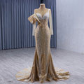 Jancember 241001 Luxury Heavy Beaded Mermaid Women's Evening Party Dresses