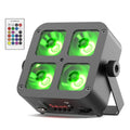 U`King 4X10W Wireless Stage Par Light Battery Powered Uplight LED RGBWA UV 6in1 Rechargeable Uplights for DJ Disco Wedding Party
