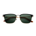 Fashion Square Design Uv400 Titanium Frame Sunglasses for Unisex
