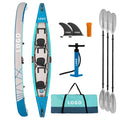 Inflatable 3 Person Fishing Paddle Kayak Manufacturer Drop Stitch Kayak