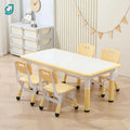 Wholesale Kindergarten Furniture Square Classroom Study Desk Set Student Furniture