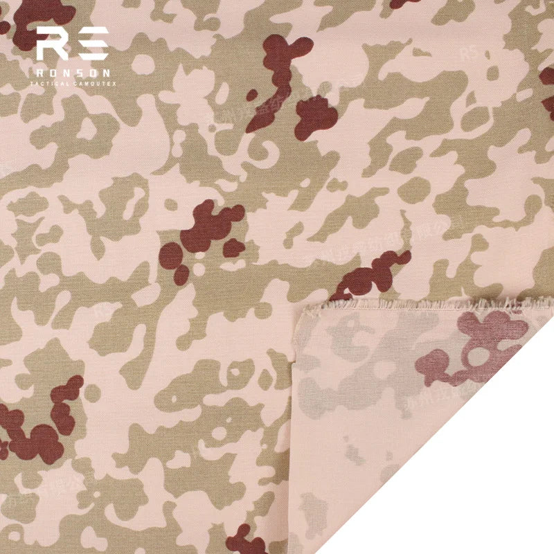 500D Nylon Cordura JSDF Japan Ground Self Defence Desert Camouflage Waterproof and PU Coated Fabric Durable for Tactical Gears
