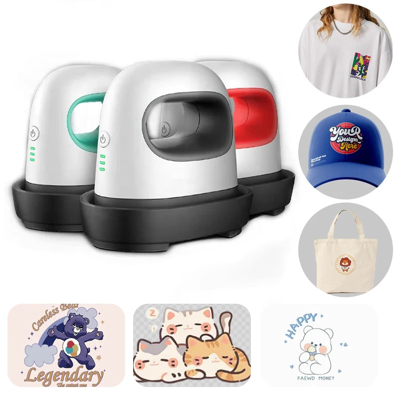 Manual Hand Sublimation Mini Iron Heat Transfer Machine T-shirt