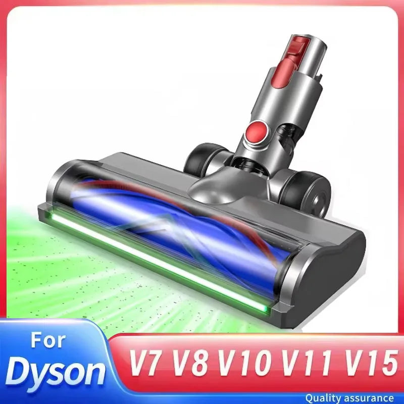 Vacuum Cleaner Brush Head For Dyson V8 V10 V11 V15 V7 Brush Replacement Floor Brush for Hard Floor With Independent Green LED