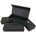 Printing logo Hard Cardboard Luxury Flap Open Magnetic Shoe Folding Packaging Gift Box Clothing Foldable Paper Boxes