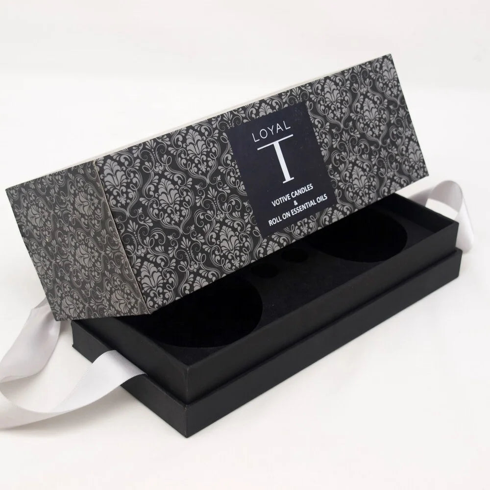 Customizable for Gloss Matt Lamination Food-Safe Recyclable Rigid Paperboard Gift Box Embossing Cosmetic UV Coating OEM