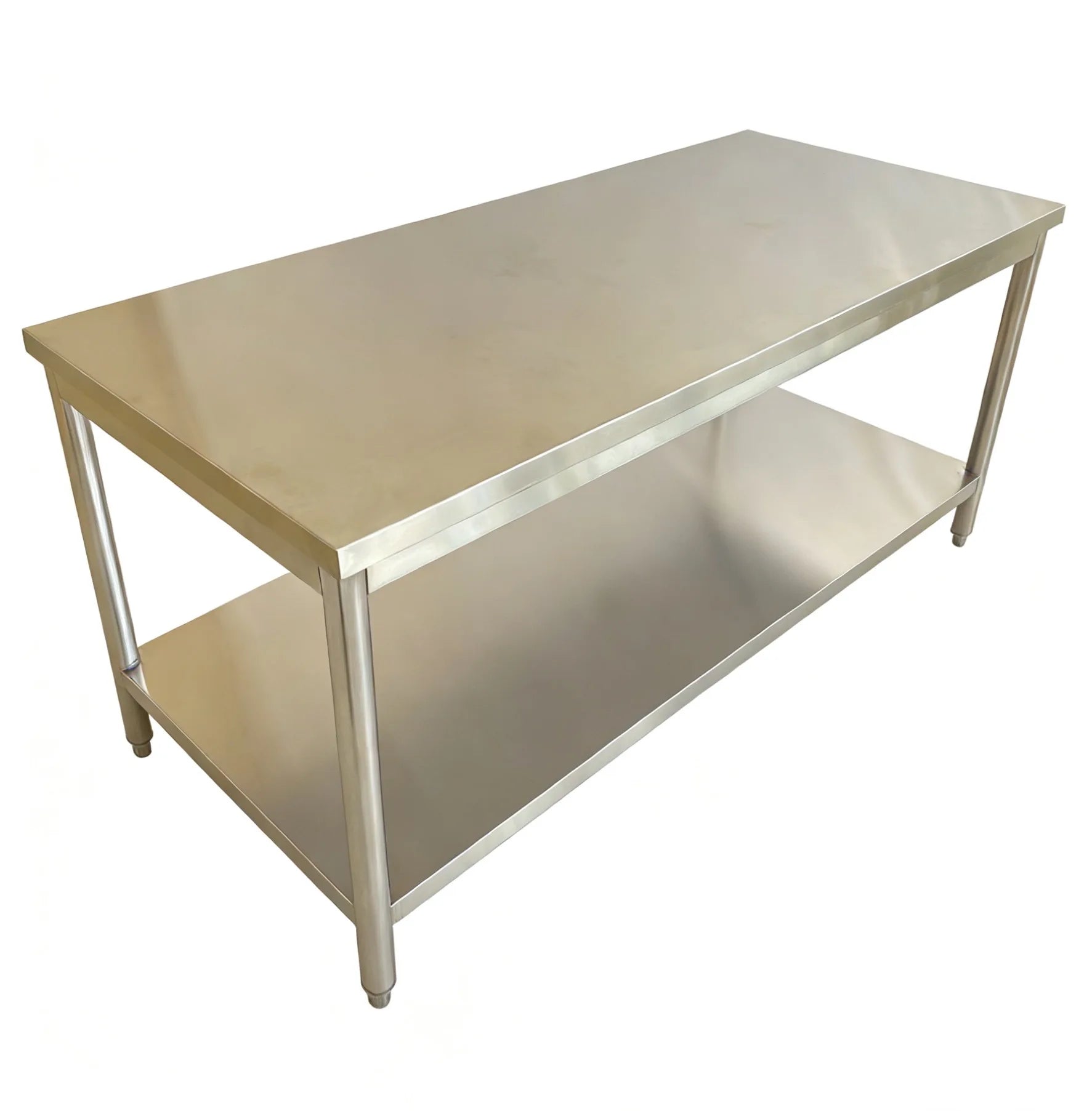 Stainless Steel Kitchen Workbench Commercial Food Preparation Table Workbench Restaurant Prep Station Customizable Workbench