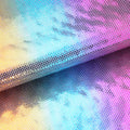 Ready to Ship Wholesale High Elastic 95 Polyester 5 Spandex Holographic Fabric Spandex Swimwear Fabric Holographic