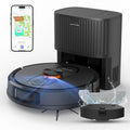 Bagotte Self-Emptying Smart Robot Vacuum Cleaner Gyroscope Wet/Dry Mopping for Hotel Household Floors App-Controlled