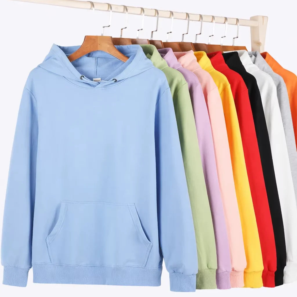Bangladesh CN Factory Price Custom Logo Embroidery 260G Cotton French Terry Unisex Pullover Hoodie Custom Logo Blank Hoodie MegaBDM