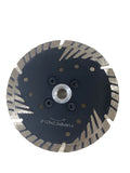 SANDE TOOL Industrial 105/115/125mm Hot Pressed Super Thin Ti-coated Turbo Diamond Cutting Disc Saw Blade for Granite Ceramic