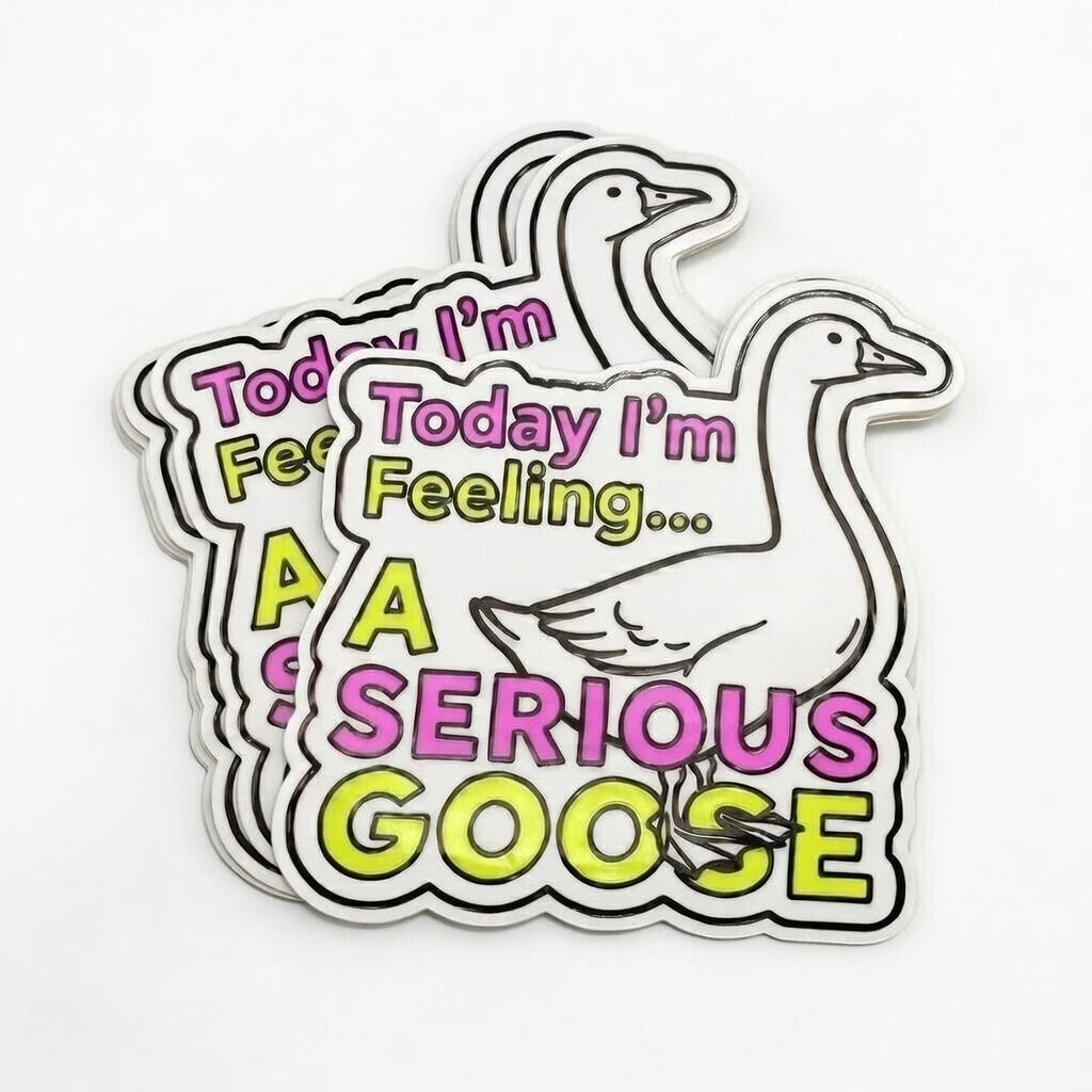 Wholesale Customized Vinyl Stickers Waterproof Adhesive Die-Cut UV Printed Cute Ducks Eco-Friendly Factory Direct Supply