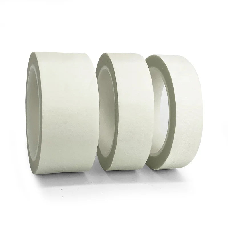Polyimide Glass Cloth Heavy Duty High Temp 260C Flame Resistant UV Resistant Silicone Adhesive Insulation Repair Tape 5cm X 50m