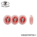 Inline Skate Wheels 90A Hardness Ball Bearing Plastic Red Core WB08076RT90-1 YEOU CHERNG MegaBDM