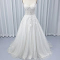Jancember HX52 Traditional Spaghetti Strap Modest Wedding Women's Dresses