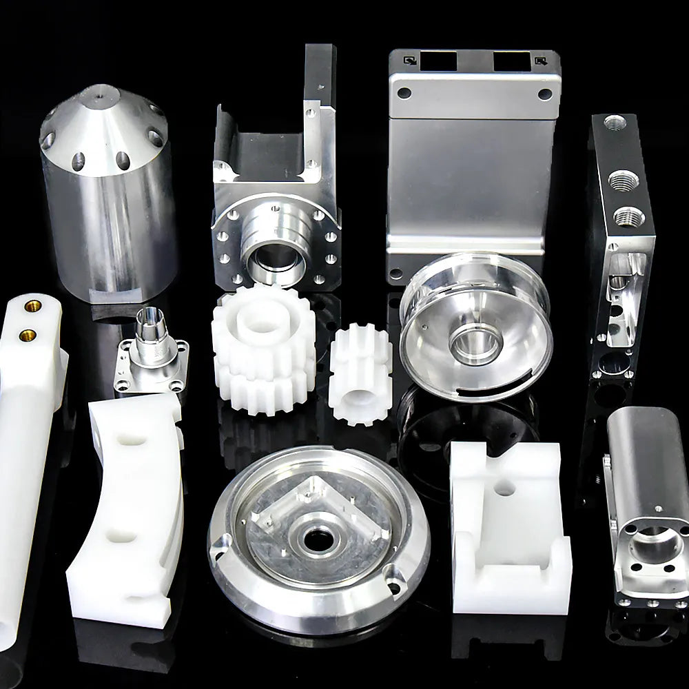 CNC Machined Robot Arm System Components Linear Guides Brackets Chassis Segments Torsion Plates Motor Shields Carriers CNC Parts