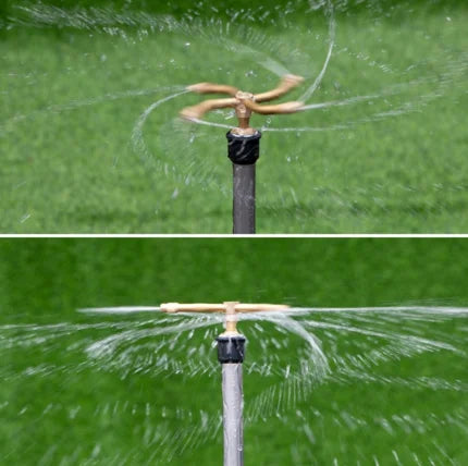 2/3/4 Arm 360Â° Automatic Rotating Irrigation Lawn Sprinkler Head Spray Nozzle Tool
