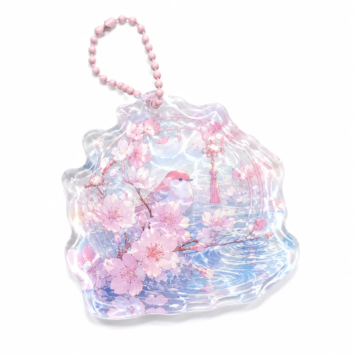 Creative Ripple-effect Acrylic Keychainperfect As a Bag Charm or Car Key Accessory for Fans. MegaBDM