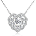 Affordable GRA Certified Moissanite Unique Jewelry 925 Silver Vintage Heart Shaped Pendant Necklace for Women Destiny Jewellery
